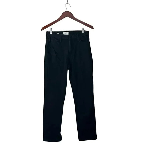 Universal Thread Jeans Women’s 6 High Rise Slim Straight Black High Waist - Picture 1 of 5